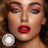 Lentes de contacto de color marrón celeste